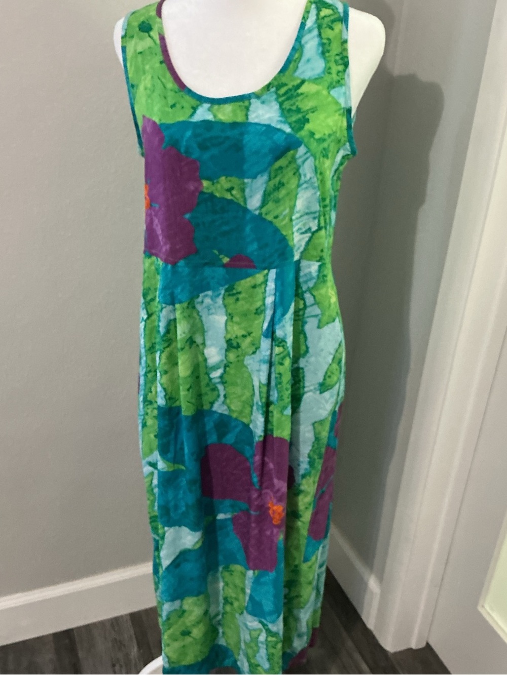 Vintage Jams World Maxi Dress Floral Size XS